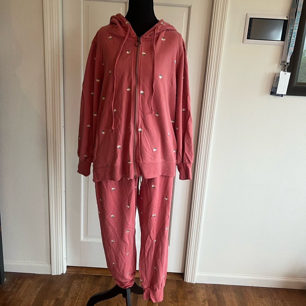 Summersalt Embroidered Lounge Set – Size L